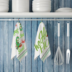 4pcs Christmas Hand Towels Dish Cloth Set