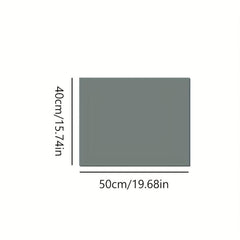 Silicone Square Mat Soft Rubber Drain Mat Non-slip Water-absorbing