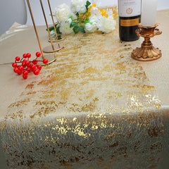 Glitter Metal Table Runner Thin Grid for Party Decoration