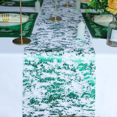 Glitter Metal Table Runner Thin Grid for Party Decoration