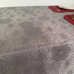 Polyester Tablecloth Floral Pattern Waterproof Table Cloth Rectangle Tablecloth