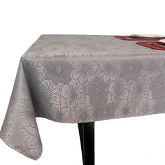 Polyester Tablecloth Floral Pattern Waterproof Table Cloth Rectangle Tablecloth