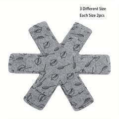 Felt Pot Pan Protectors - Set of 12 Pan Separators for Protecting Pots and Pans
