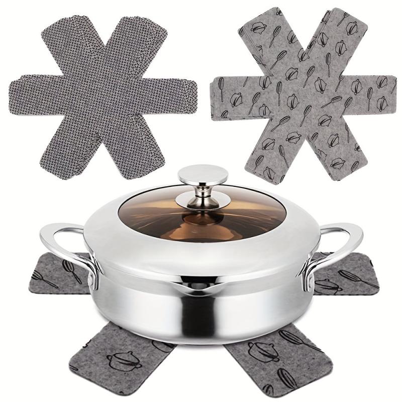 Felt Pot Pan Protectors - Set of 12 Pan Separators for Protecting Pots and Pans