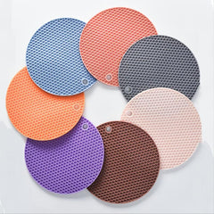 4pc Silicone Potholder & Trivet Set - Heat Resistant Kitchen Essential