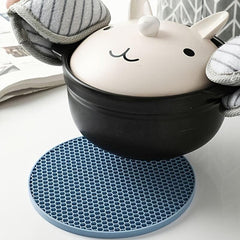 4pc Silicone Potholder & Trivet Set - Heat Resistant Kitchen Essential
