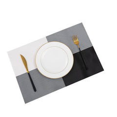 Japanese Non Slip PVC Table Mat Woven Heat Resistant Dining Pads