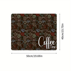 Coffee Dish Drying Mat Soft Absorbent Wear-resistant Pet Placemat