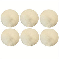 6pcs Wheat Ear Bronzing PVC Placemats - Tabletop Protection