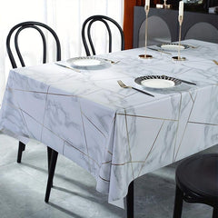Vinyl Tablecloth Waterproof Rectangle Style Table Cloth Picnic or Holiday Party