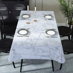 Vinyl Tablecloth Waterproof Rectangle Style Table Cloth Picnic or Holiday Party