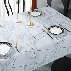 Vinyl Tablecloth Waterproof Rectangle Style Table Cloth Picnic or Holiday Party