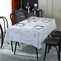 Vinyl Tablecloth Waterproof Rectangle Style Table Cloth Picnic or Holiday Party
