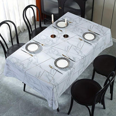 Vinyl Tablecloth Waterproof Rectangle Style Table Cloth Picnic or Holiday Party