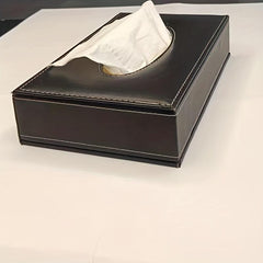 PU Tissue Box Home Daily Desktop Storage Box Bedroom Living Room Car Home Decor