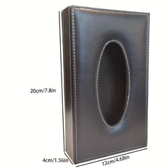 PU Tissue Box Home Daily Desktop Storage Box Bedroom Living Room Car Home Decor