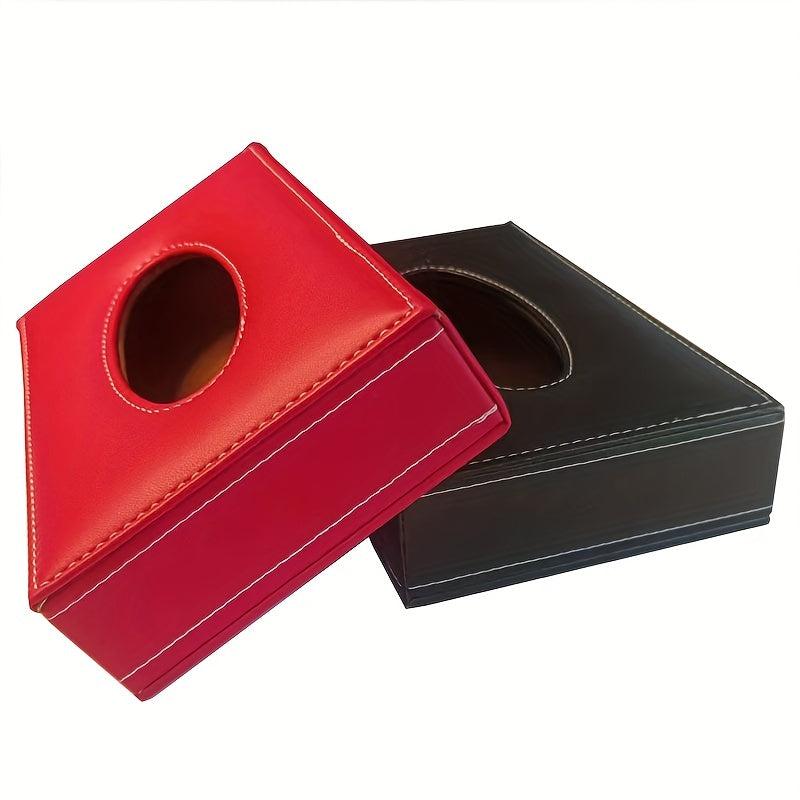 PU Tissue Box Home Daily Desktop Storage Box Bedroom Living Room Car Home Decor