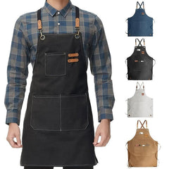 Waterproof Cotton Apron for Coffee Gardening Hair Salon