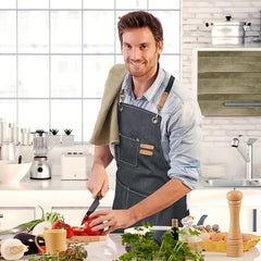 Waterproof Cotton Apron for Coffee Gardening Hair Salon