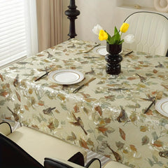 High-End Animal Pattern Printed Tablecloth Waterproof Rectangle Style