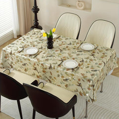 High-End Animal Pattern Printed Tablecloth Waterproof Rectangle Style