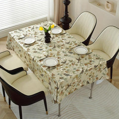 High-End Animal Pattern Printed Tablecloth Waterproof Rectangle Style