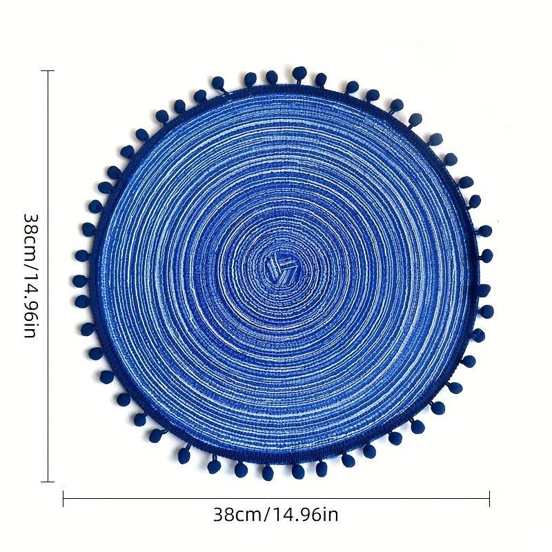 Round Placemats Heat Resistant Non Slip Table Mat