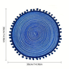 Round Placemats Heat Resistant Non Slip Table Mat
