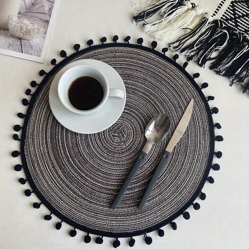 Round Placemats Heat Resistant Non Slip Table Mat