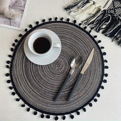 Round Placemats Heat Resistant Non Slip Table Mat