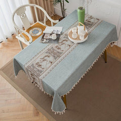 Chinese Style Tablecloth for Dining and Kitchen Decor