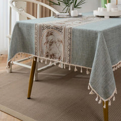 Chinese Style Tablecloth for Dining and Kitchen Decor