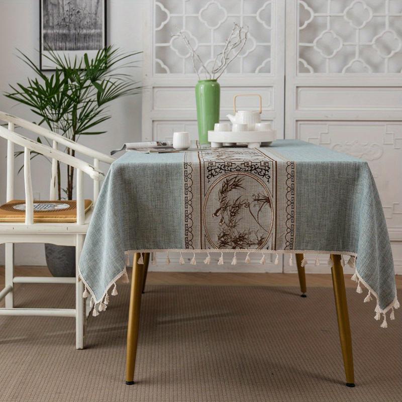 Chinese Style Tablecloth for Dining and Kitchen Decor