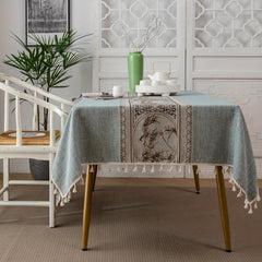 Chinese Style Tablecloth for Dining and Kitchen Decor
