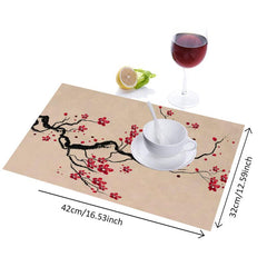 Linen Placemats Dining Table Pads Style Table Decoration Mat