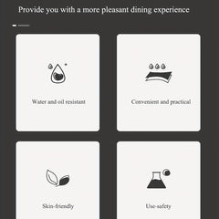 Non Slip Heat Resistant PVC Mat for Table Cloth Protection