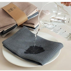 4pcs Cotton Waffle Dish Cloths for Kitchen and Sink Cleaning