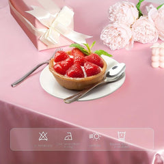1pc Satin Tablecloth Covering for Wedding Banquet
