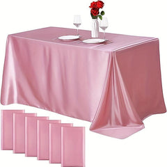 1pc Satin Tablecloth Covering for Wedding Banquet