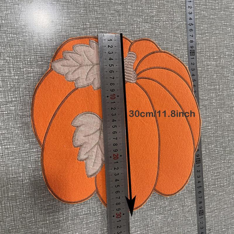 Polyester Halloween Pumpkin Placemat Dish Drying Mat