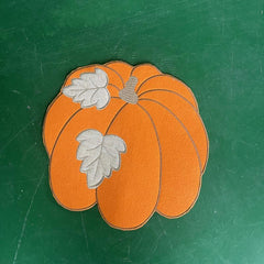 Polyester Halloween Pumpkin Placemat Dish Drying Mat