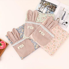 Women's Floral Pattern Plastic Apron - Catering & Work Clothes