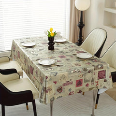 Polyester Tablecloth High-End Nordic Style Waterproof Table Cover