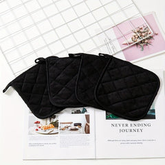 4pcs Pot Holders Hot Pads Heat Resistance Trivet Kitchen Supplies