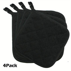 4pcs Pot Holders Hot Pads Heat Resistance Trivet Kitchen Supplies