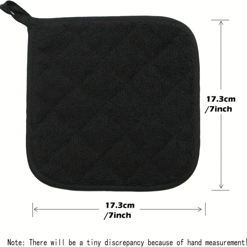 4pcs Pot Holders Hot Pads Heat Resistance Trivet Kitchen Supplies