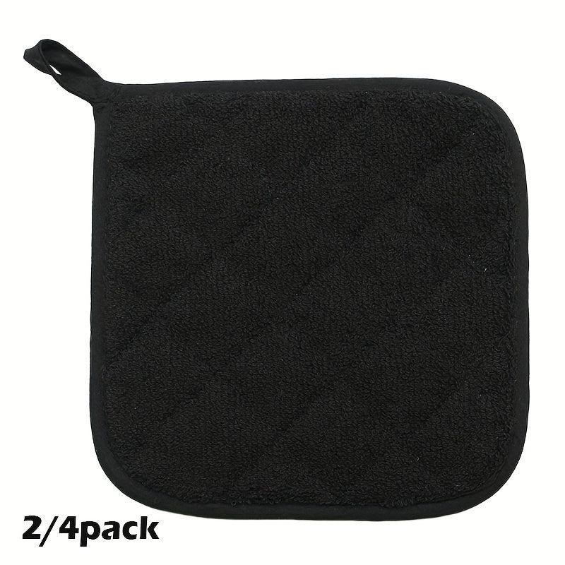 4pcs Pot Holders Hot Pads Heat Resistance Trivet Kitchen Supplies