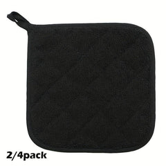 4pcs Pot Holders Hot Pads Heat Resistance Trivet Kitchen Supplies