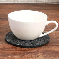 10pcs Round Felt Coasters Anti-scalding Non-slip Table Mat