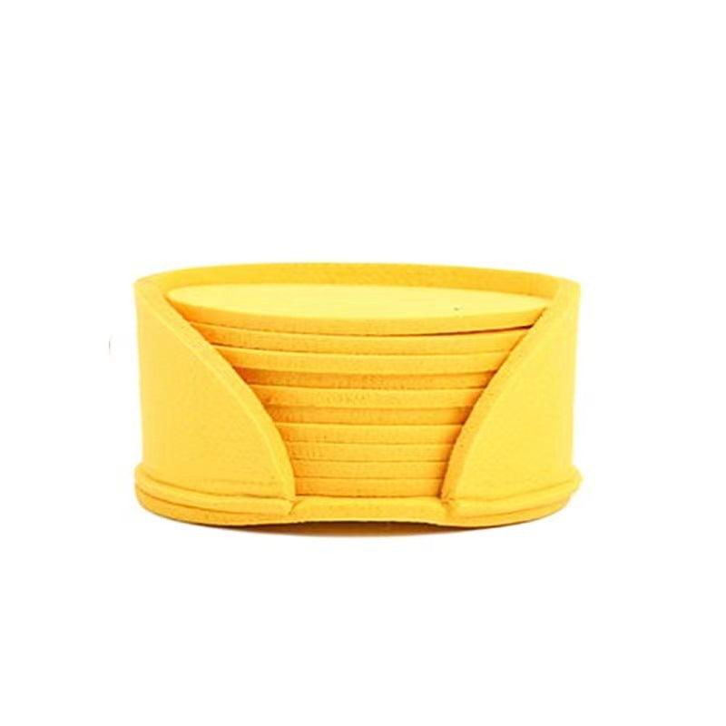 10pcs Round Felt Coasters Anti-scalding Non-slip Table Mat